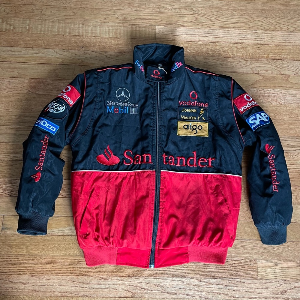 Formula 1 McLaren Racing Jacket Men’s F1 Embroidered Retro Y2k Unisex